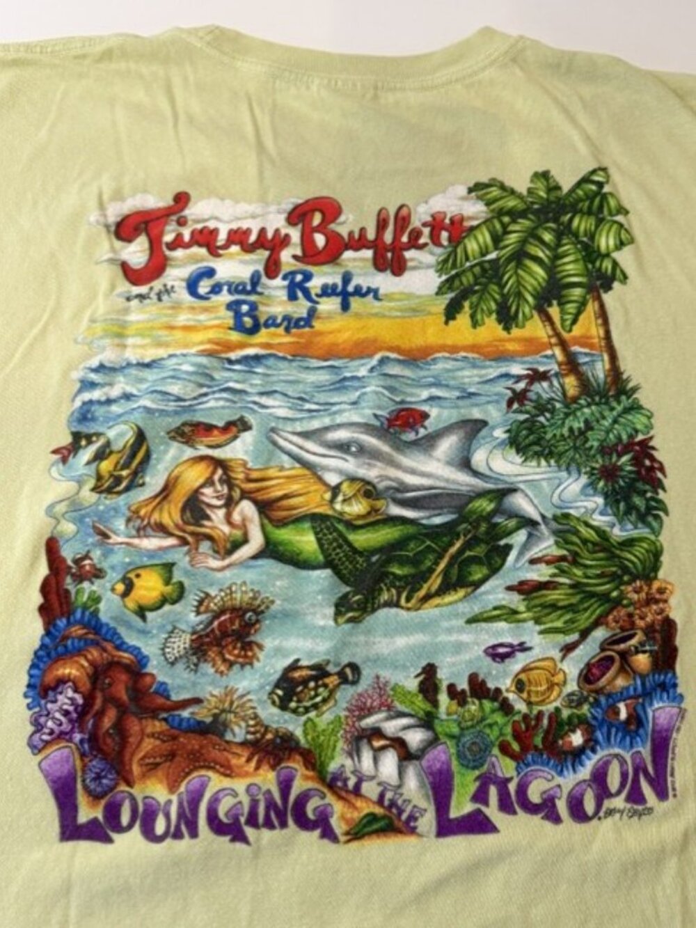 Jimmy Buffet Concert Shirt 2012 Lounging at the Lagoon- Mens XL